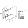 HETTICH Möbel-Frontauszugset, Cargo IQ plus 150, 9077588, Korpusb. 150mm, silber Produktbild img3 S