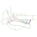 Produktbild von HETTICH - Möbel-Topfscharnier, Sensys 8639, 9088103, 95°, Zinkdruckguss silber