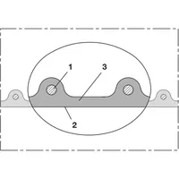 NORRES AIRDUC® PVC 345, PVC, grau, Innen ø42mm x 1,5mm, Länge 10m Produktbild