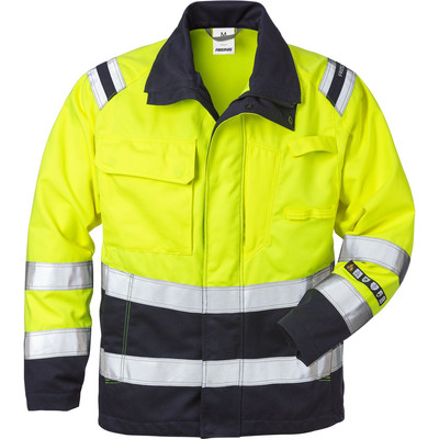 Produktbild von KANSAS® - Jacke 4175, warngelb/marineblau, Größe S