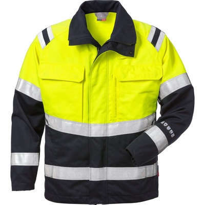 Produktbild von KANSAS® - Jacke 4176, warngelb/marineblau, Größe XL