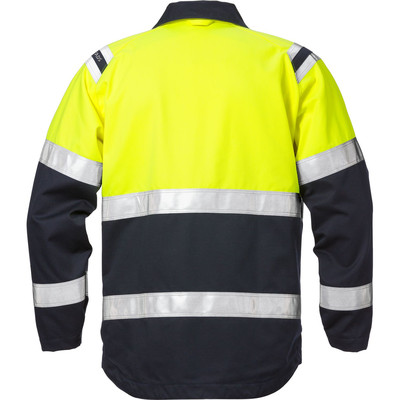 Produktbild von KANSAS® - Jacke 4176, warngelb/marineblau, Größe XL