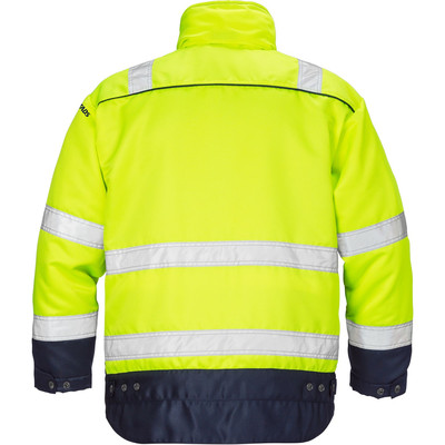 Produktbild von KANSAS® - Warnschutz-Pilotenjacke 444, warngelb/marineblau, Größe 3XL