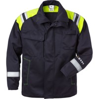 Produktbild von KANSAS® - Jacke 4174, dunkelblau/warngelb, Größe 2XL
