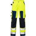 Produktbild von KANSAS® - Damen-Warnschutzhose 2129 PLU, warngelb/marineblau, Größe C44