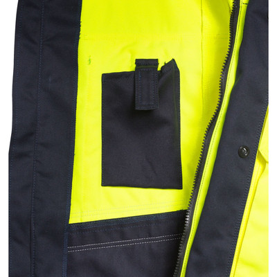 Produktbild von KANSAS® - Jacke 4176, warngelb/marineblau, Größe XL
