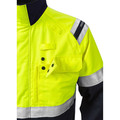 Produktbild von KANSAS® - Jacke 4176, warngelb/marineblau, Größe XL