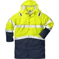 Produktbild von KANSAS® - Warnschutz-Regenjacke 4634, warngelb/marineblau, Größe 3XL