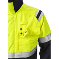 Produktbild von KANSAS® - Jacke 4176, warngelb/marineblau, Größe XL