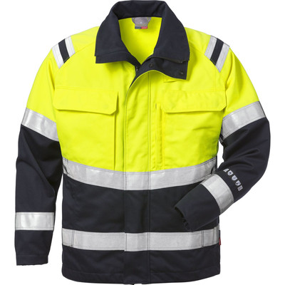 Produktbild von KANSAS® - Jacke 4176, warngelb/marineblau, Größe XL