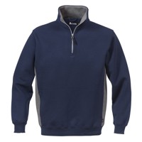 Produktbild von KANSAS® - Sweatshirt 1705, dunkelblau/dunkelgrau, Größe L