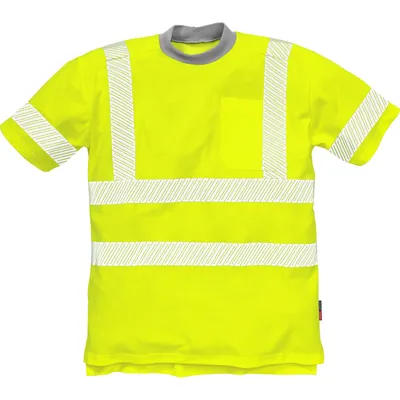 Produktbild von KANSAS® - Warnschutz-T-Shirt 7406, warngelb, Größe XL