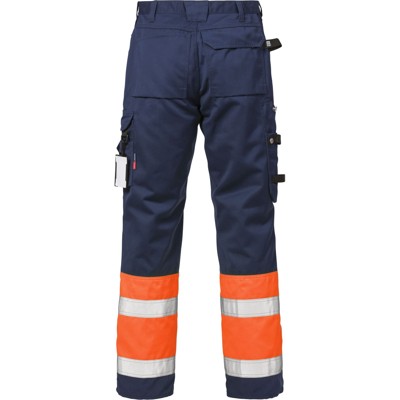 Produktbild von KANSAS® - Warnschutz-Funktionsbundhose 2029 PLU, marineblau/warnorange, Größe C