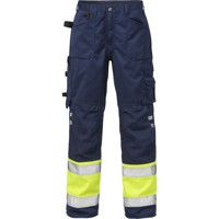 Produktbild von KANSAS® - Warnschutz-Bundhose 2032 PLU, marineblau/warngelb, Größe C54