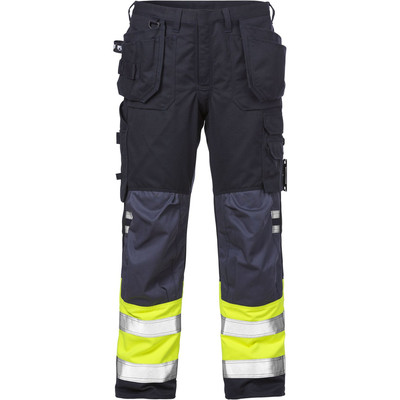 Produktbild von KANSAS® - Funktionsbundhose Flamestat 2074 ATHS, marineblau/warngelb, Größe C58