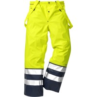 Produktbild von KANSAS® - Warnschutz-Regenhose 2625 RS, warngelb/marineblau, Größe L