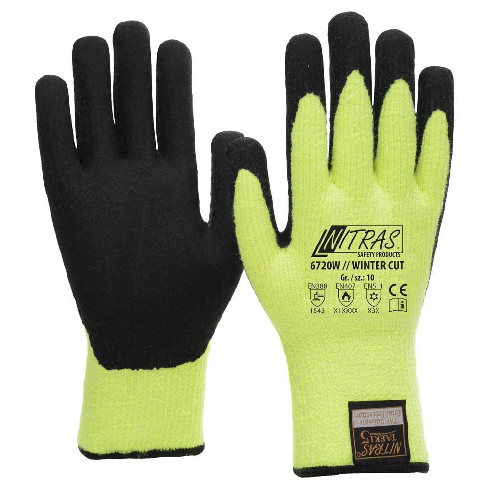 NITRAS® Winter-Schnittschutzhandschuh Taeki5, Latex-beschichtet Produktbild img1 L