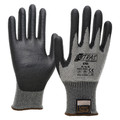 NITRAS Schnittschutzhandschuh 6705, Kat. II, grau/schwarz, Größe L Produktbild