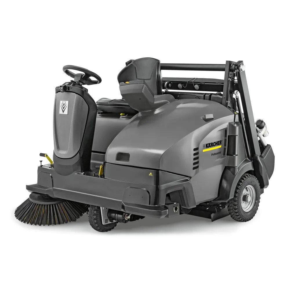 Kärcher Kehrsaugmaschine KM 125/130 R D mit Kehrsichel-Seitenbesen Produktbild img1 L