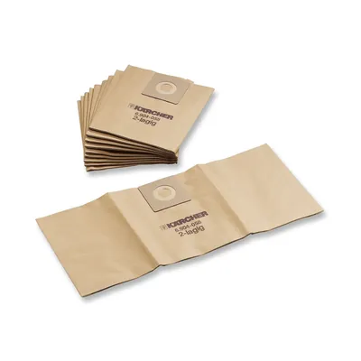Produktbild von Kärcher - Papierfiltertüten T201, 200 Stück, Staubklasse M, Beutel