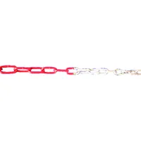 Schake Absperrkette rot/weiß, Kunststoff 6mm, VE 25m Produktbild