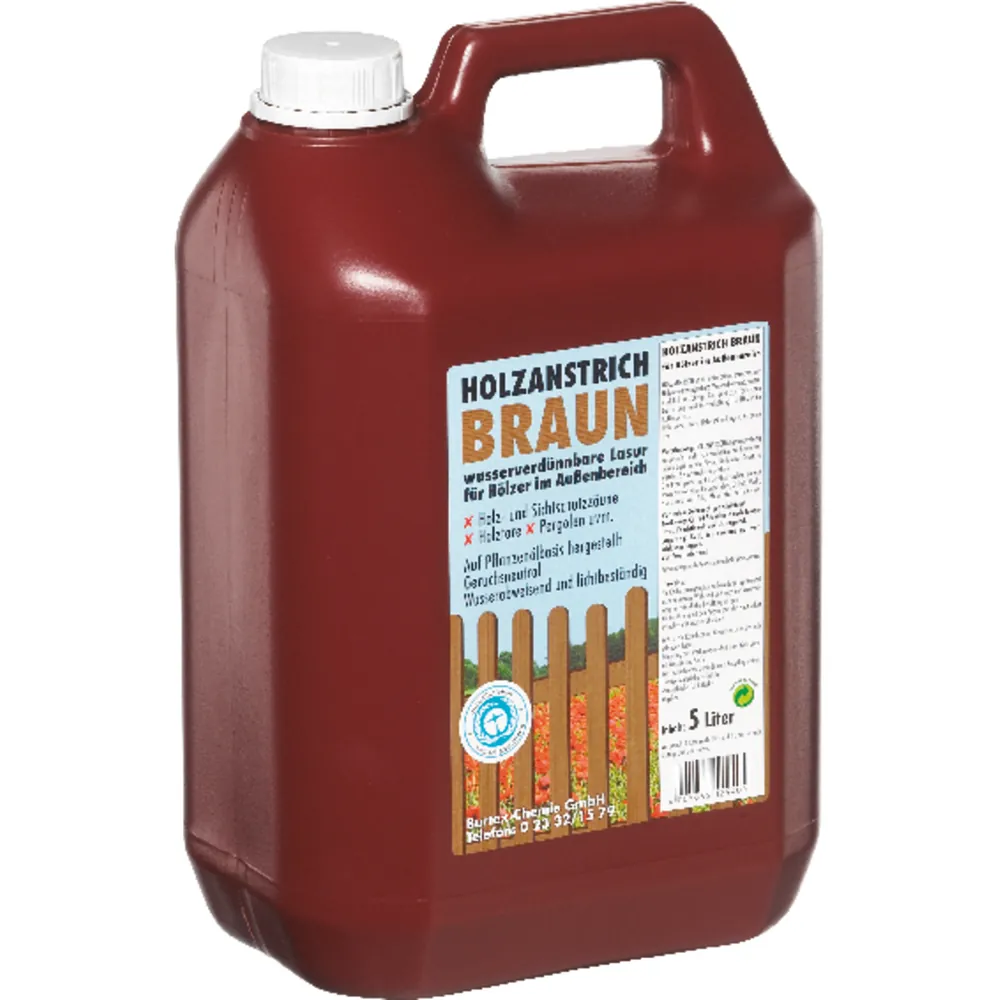 Burtex Holzanstrich 5 l, braun Kunststoff-Kanister Produktbild img1 L