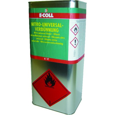 Produktbild von E-COLL - Nitro Universal-Verdünnung silikonfrei, hohe Lösekraft 6L Kanister