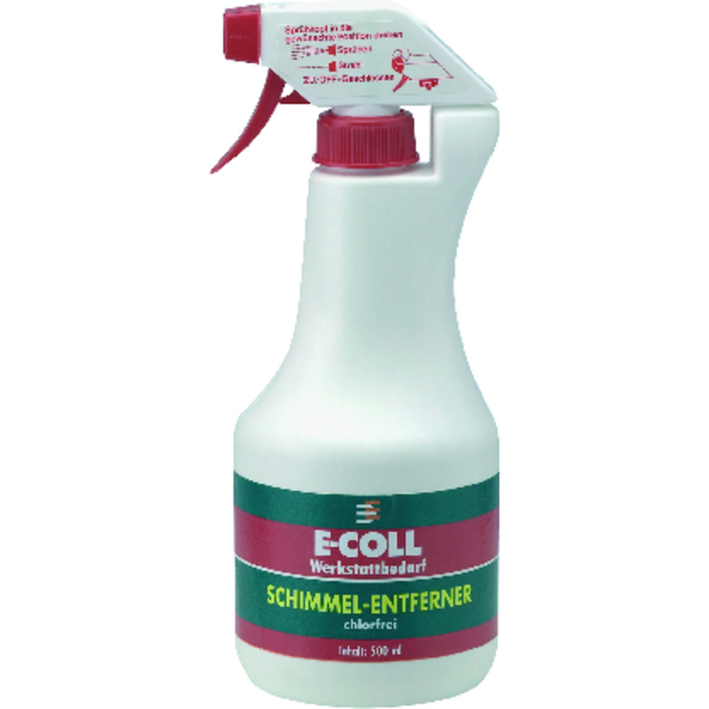 E-COLL Schimmelentferner chlorfrei, silikonfrei, 500ml Hand-Sprühflasche Produktbild img2 L