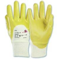 Produktbild von KCL - Mechanischer Schutzhandschuh Sahara® 100, weiß/gelb, Größe 7