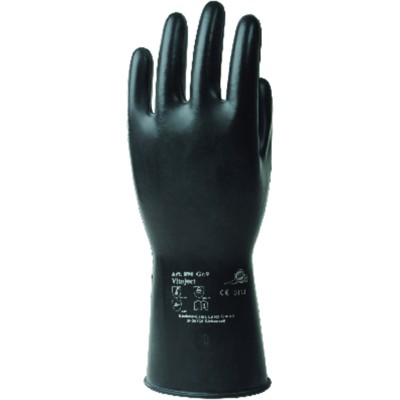 Produktbild von KCL - Chemikalienschutzhandschuh Vitoject® 890, Kat. III, schwarz, Größe 11