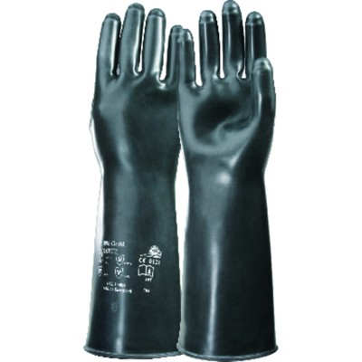 Produktbild von KCL - Chemikalienschutzhandschuh Butoject® 898, Kat. III, schwarz, Größe 11