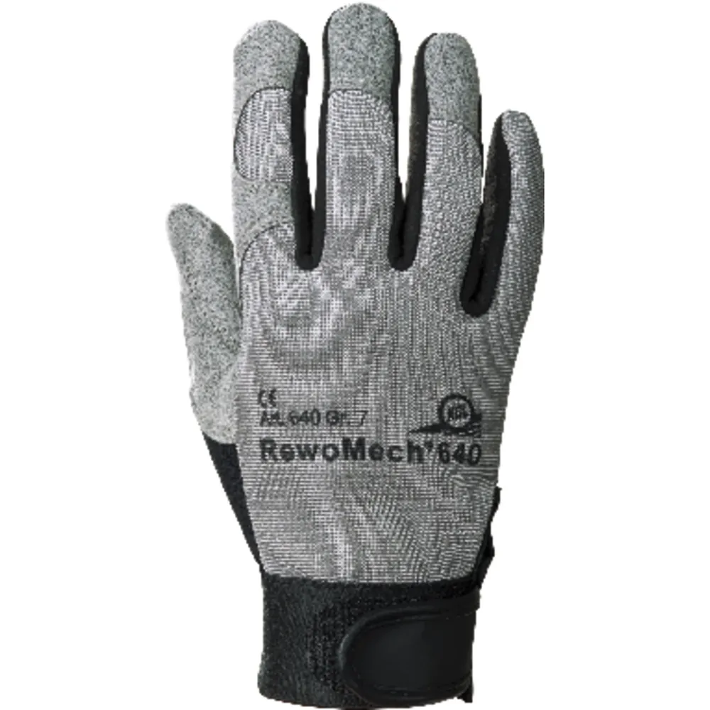 KCL Mechanischer Schutzhandschuh RewoMech® 640, grau Produktbild img1 L