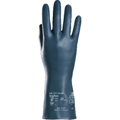 Produktbild von KCL - Chemikalienschutzhandschuh NitoPren® 717, Kat. III, dunkelgrau, Größe 10