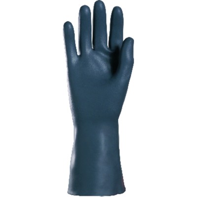 Produktbild von KCL - Chemikalienschutzhandschuh NitoPren® 717, Kat. III, dunkelgrau, Größe 10