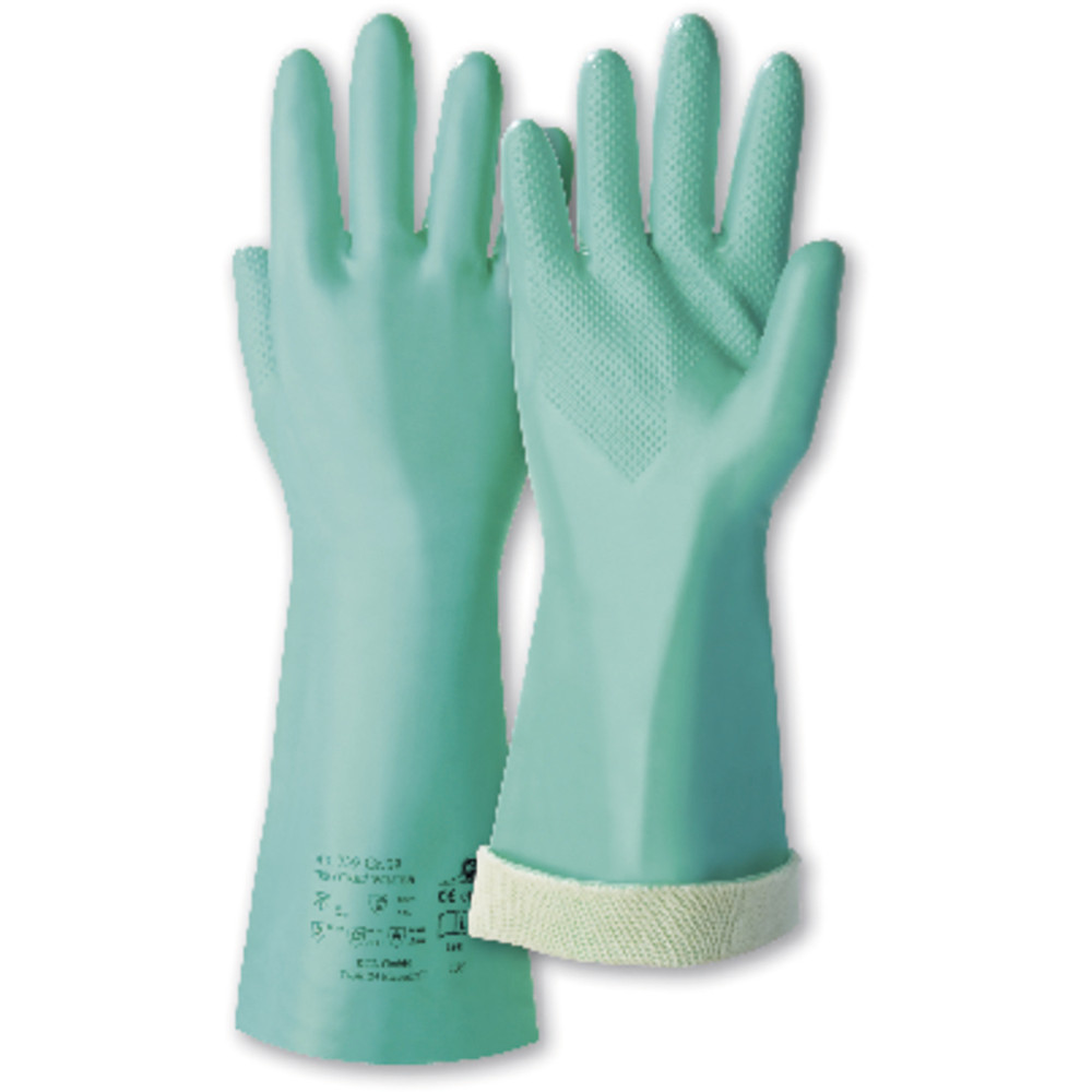 KCL Chemikalienschutzhandschuh Tricotril® Winter 739, Kat. III, grün, Größe 10 Produktbild img1 L