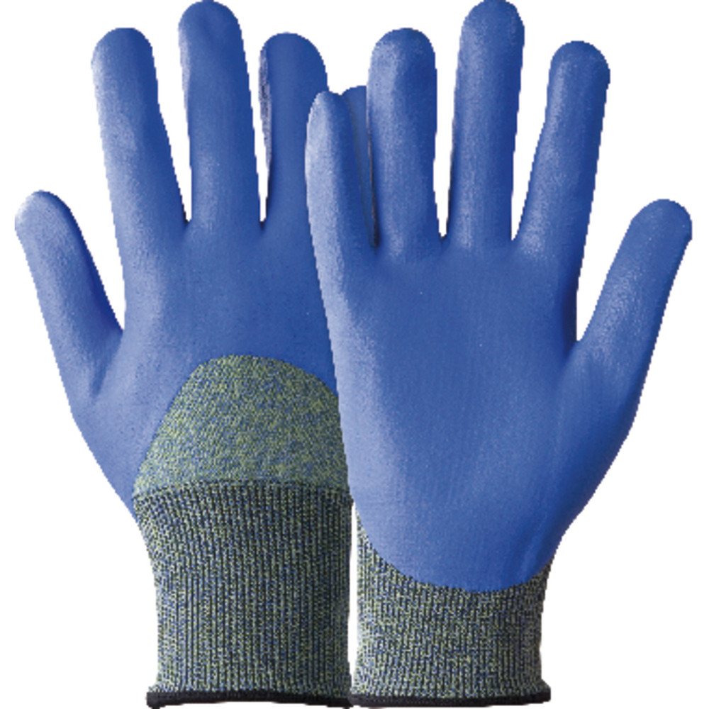 KCL Schnittschutzhandschuh DumoCut® 656, Kat. II, grün/blau, Größe 7 Produktbild img1 L