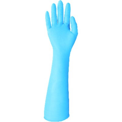 Produktbild von KCL - Chemikalienschutzhandschuh SivoChem® 759, Kat. III, blau, Größe 10, 40 St