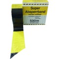 Produktbild von Kelmaplast - Absperrband 500 m-Rolle, schwarz/gelb