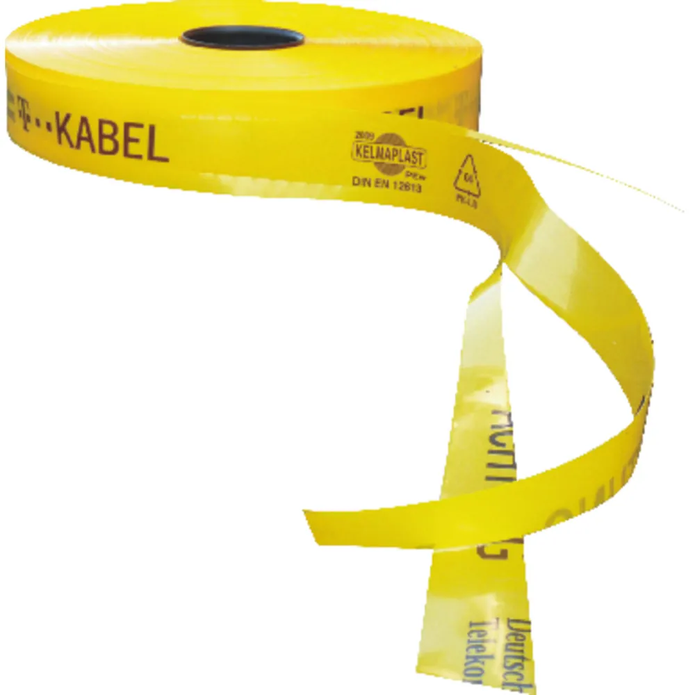 Kelmaplast Trassen-Warnband Aufdruck "ACHTUNG Deutsche Telekom *T***Kabel" Sollbruchstelle Produktbild img1 L