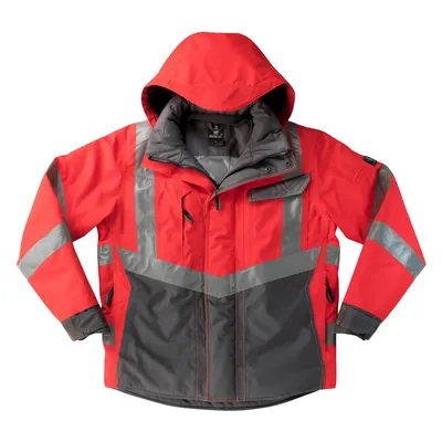 Produktbild von MASCOT® - Pilotjacke Hastings 15535-231-22218, hi-vis&nbsp;rot/dunkelanthrazit, Größ