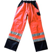 Produktbild von MASCOT® - Warnschutzhose Linz 07090-880, warnorange/marineblau, Größe XL