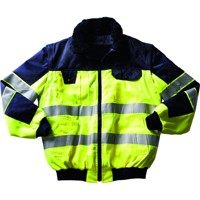 Produktbild von MASCOT® - Multifunktionsjacke Livigno, 80 % PES, 20 % CO, warngelb/blau, Größe 