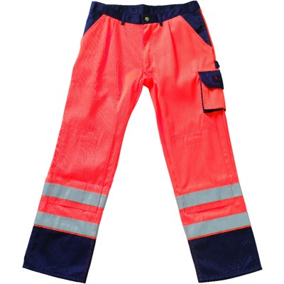 Produktbild von MASCOT® - Warnschutz-Bundhose Torino 00979-860, warnorange/marineblau, Größe C5