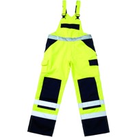 Produktbild von MASCOT® - Warnschutz-Latzhose Barras 07169-470, warngelb/marineblau, Größe C66,