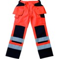 Produktbild von MASCOT® - Warnschutzhose Almas 09131-860, warnorange/marineblau, Größe C54, 82