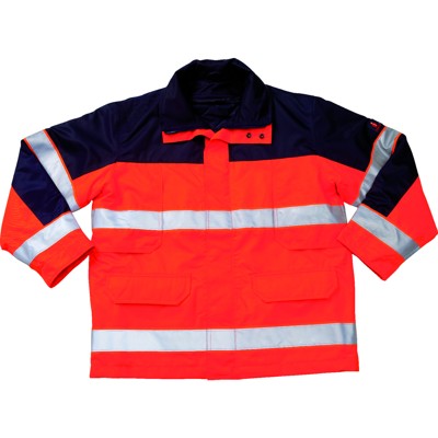 Produktbild von MASCOT® - Warnschutzjacke Savona 00930-880, warnorange/marineblau, Größe XS