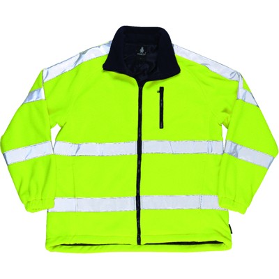 Warnschutz-Fleecejacke Salzburg 05242-125, warngelb, Größe S
