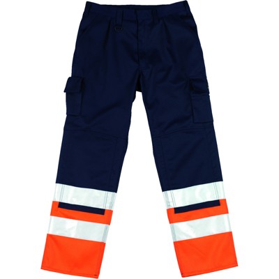 Arbeitshose Patos 12379-430, marineblau/orange, Größe C60, 82