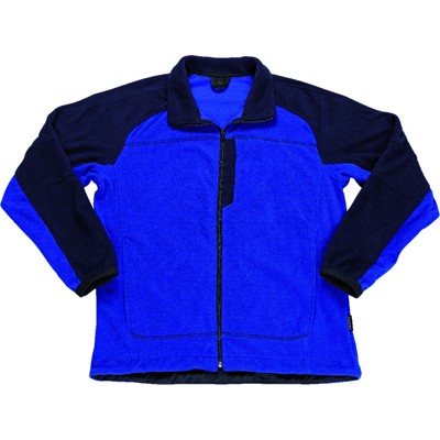 Fleecejacke Messina 06042-137, kornblau/marineblau, Größe 4XL