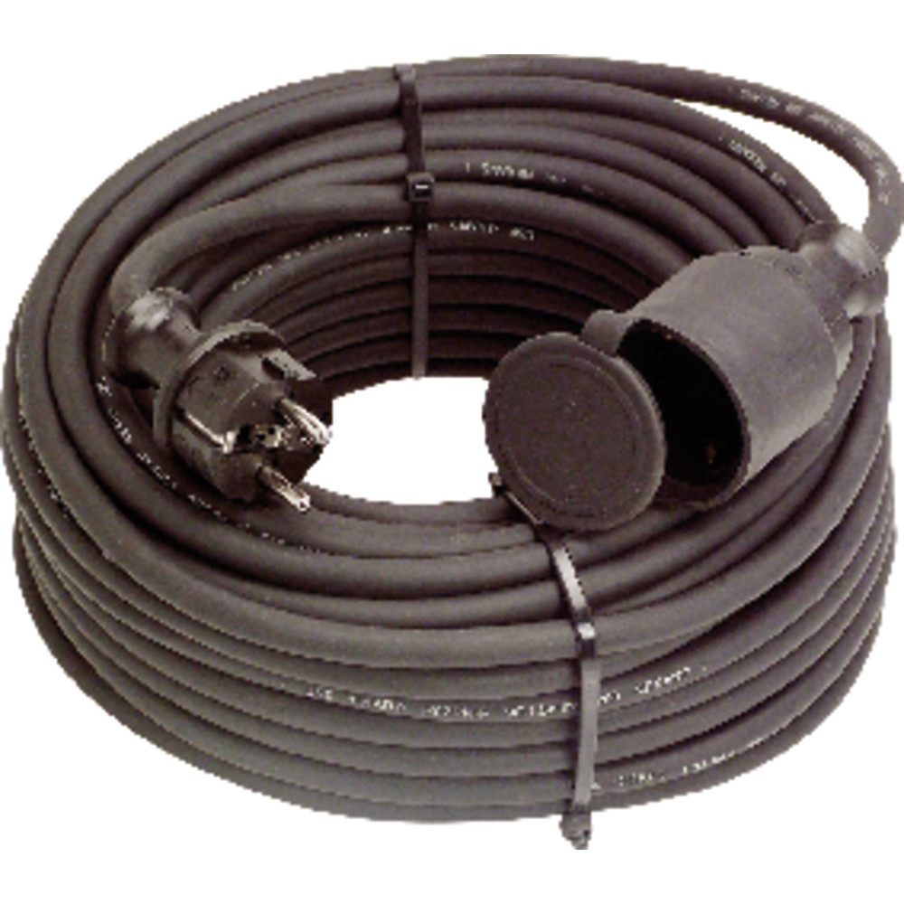 as Schwabe Gummi-Verlängerung 10 m H07RN-F 3G1,5, schwarz Produktbild img1 L